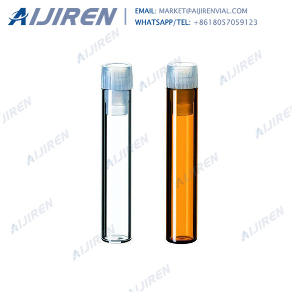 chromatography glass shell vials with PE plug for fertilizers